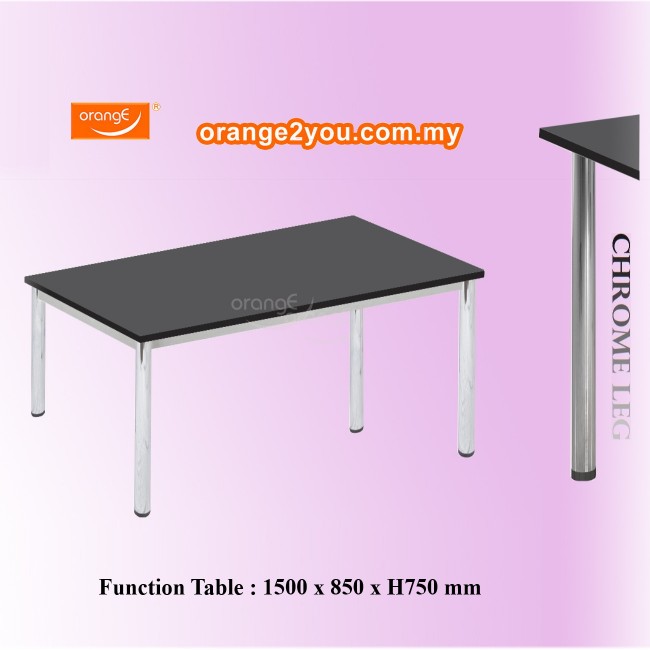 ECCT 1590 - 5' x 3' Meeting Table (Chromed Metal Leg)